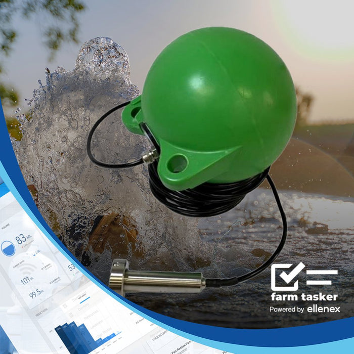 FarmTasker (powered by ellenex) - NB IoT Water resource level monitoring
