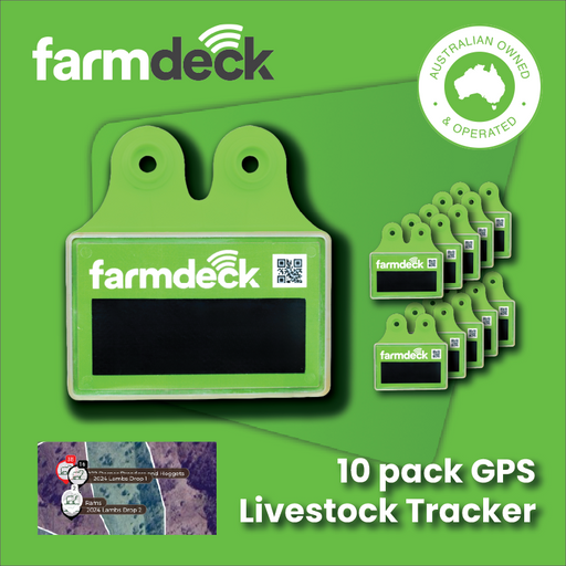 Farmdeck-10x Farmdeck GPS Livestock Ear-Tags