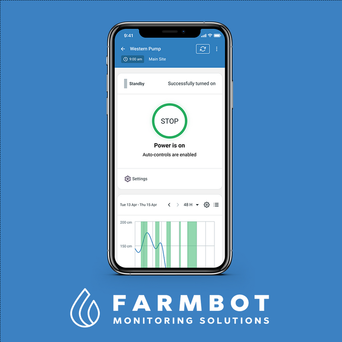 Farmbot Monitoring Solutions_Farmbot Pump Control - Remote Powerpoint Single Phase - Subscription