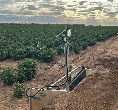 AutoWinch Seasonal Irrigation Gate Controller with water level sensor