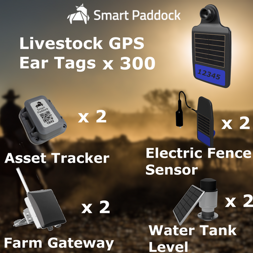 Smart Paddock - Bluebell Smart GPS Ear Tags IoT Bundle 300
