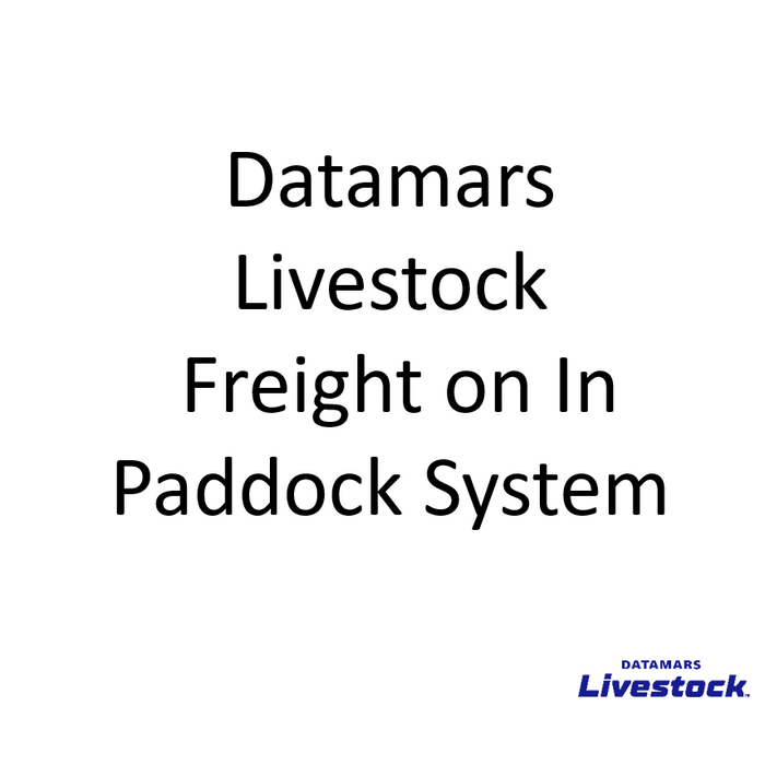 Datamars Livestock - Freight on In Paddock System