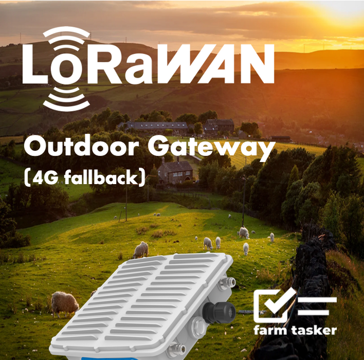 FarmTasker (powered by ellenex) - LoRaWAN external gateway with 4G