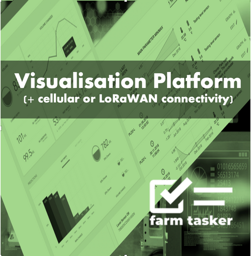 FarmTasker (powered by ellenex) - Software platform with standard data package and network connectivity (includes 10 SMS, 200 transmission and 1,000 email alert per month)