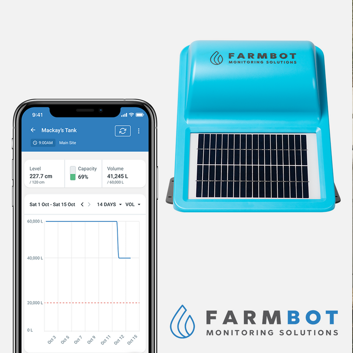 Farmbot Monitoring Solutions - Liquid Fertiliser Monitor - Satellite