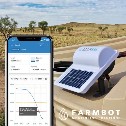 Farmbot Monitoring Solutions - Water Level Monitor - Cellular