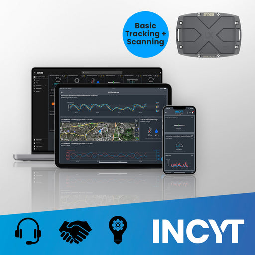 INCYT - LTE-M Basic Tracking with Scanning Subscription Plan - 1 MonthLTE-M Basic Tracking with Scanning Subscription Plan - 1 Month