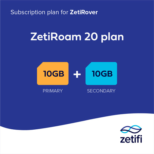 Zetifi - ZetiRoam 20 plan