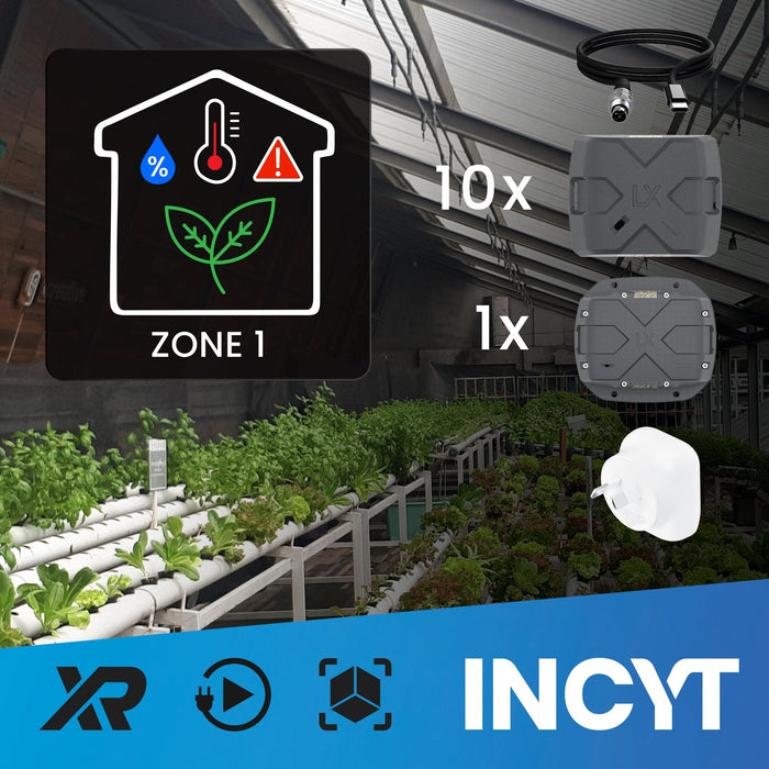INCYT - Multi-Point Greenhouse Climate Monitoring System