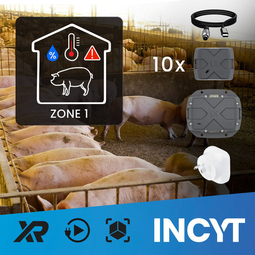 INCYT - Multi-Point Piggery Climate Monitoring System