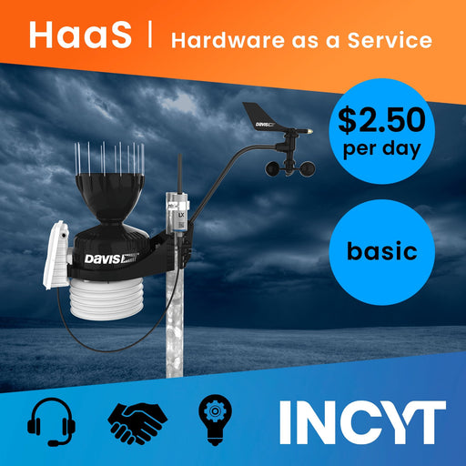 INCYT - Smart Sensor Weather Station - Basic - HaaS Plan (Hardware-as-a-Service)