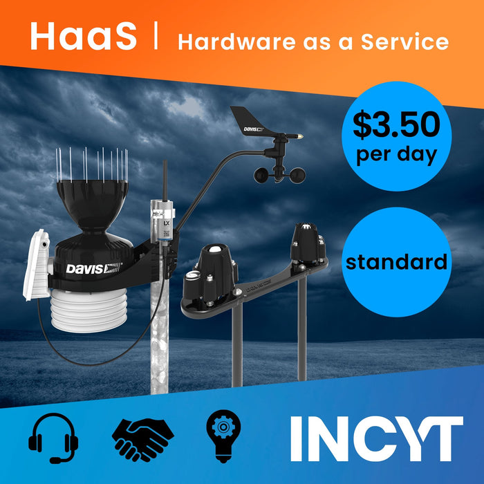INCYT - Smart Sensor Weather Station - Standard -HaaS Plan (Hardware-as-a-Service)