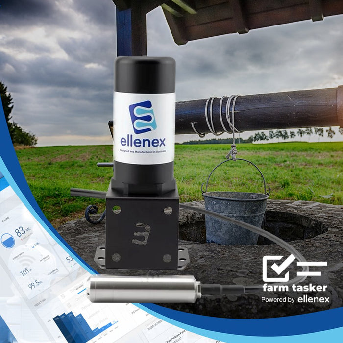 FarmTasker (powered by ellenex) - LoRaWAN Ground Water Supply  Monitoring