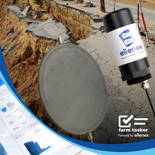 FarmTasker (powered by ellenex) - Low Power Satellite Soil Pressure and Land Movement monitoring 