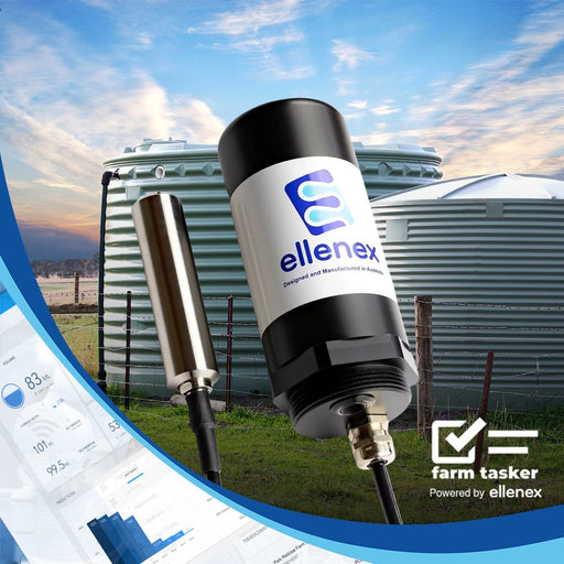 FarmTasker (powered by ellenex) - Low Power Satellite Water Tank Operation monitoring 